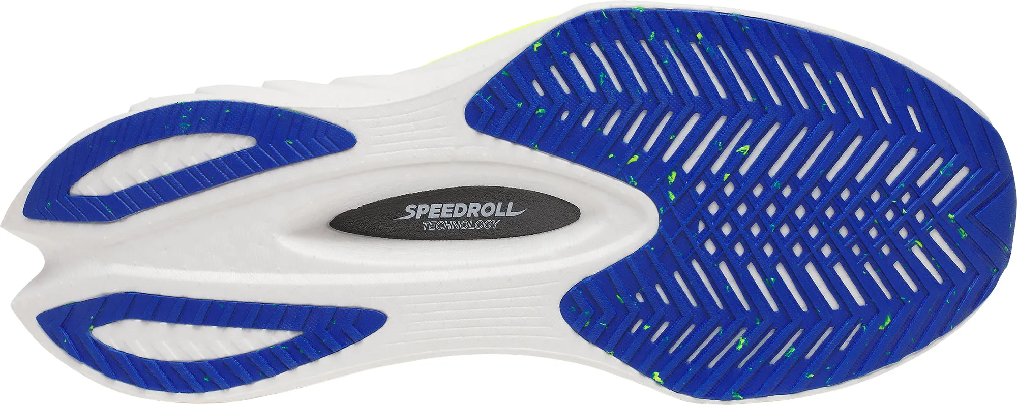 firm - midsole shoes hilly track running wear Saucony Endorphin Pro 4 Mens Running Shoes - Blue