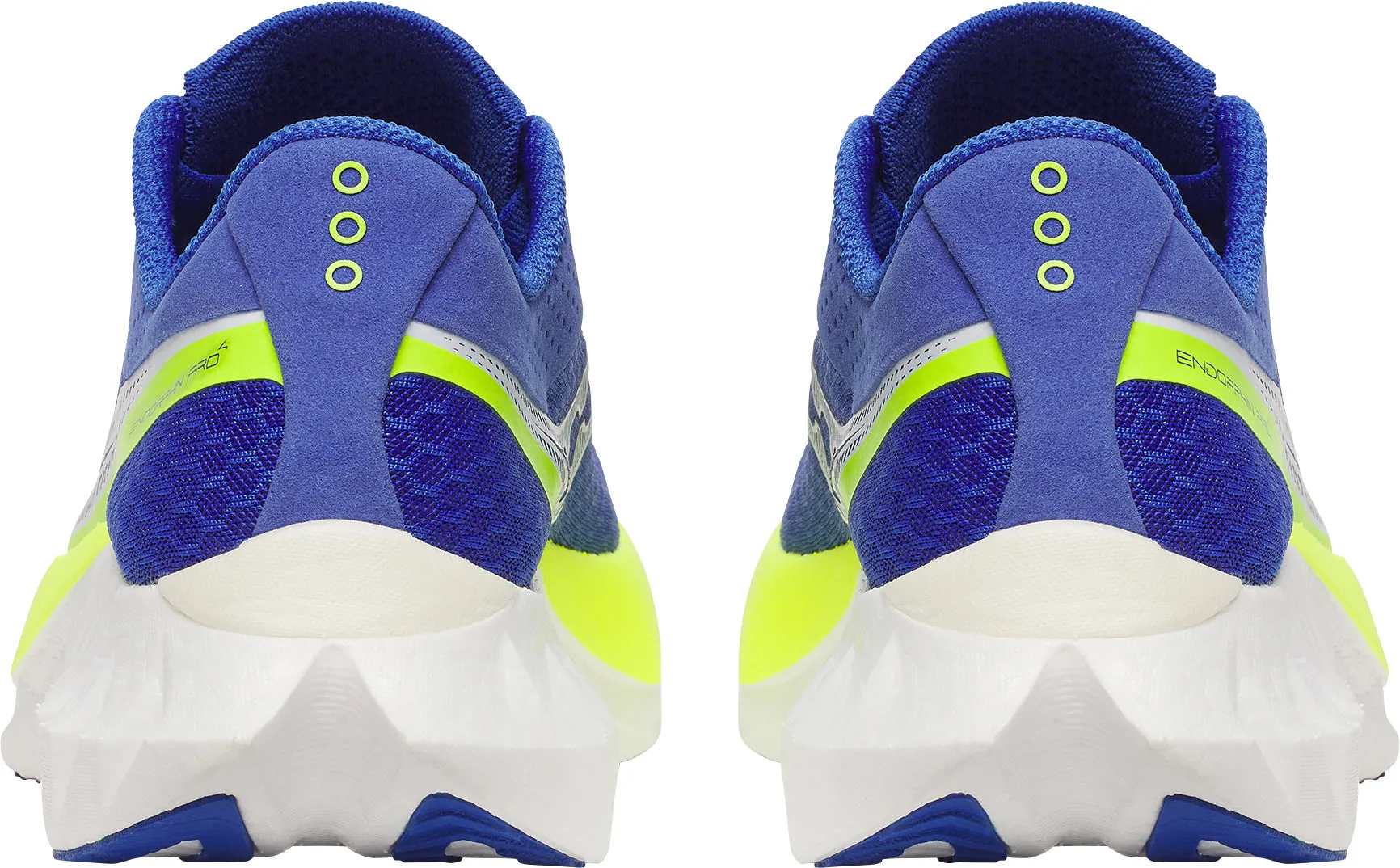 Tensile Knit Upper Saucony Endorphin Pro 4 Mens Running Shoes - Blue