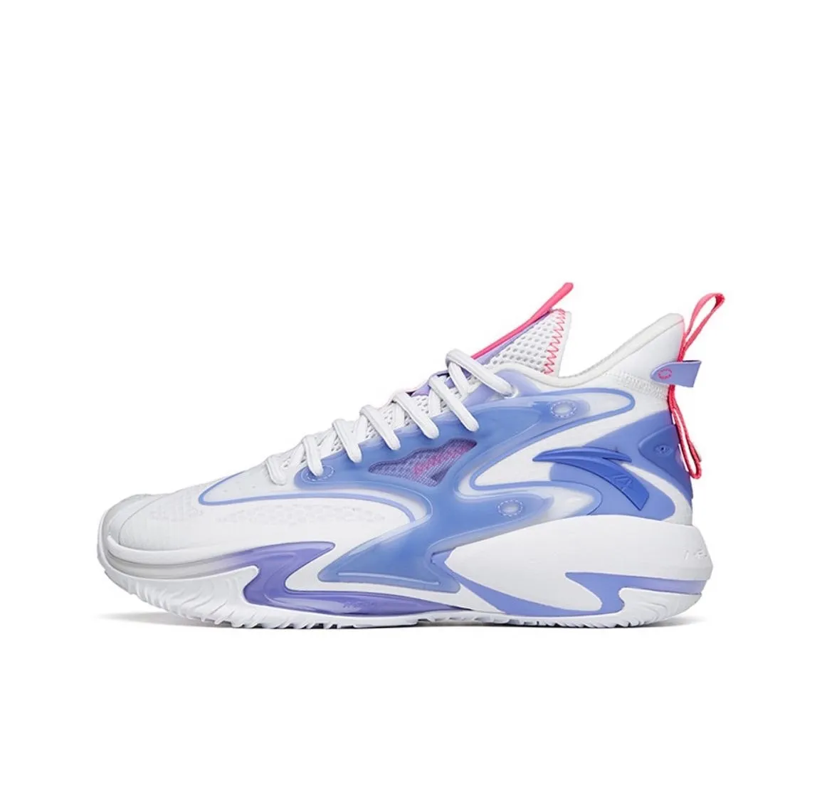Anta Shock The Game 5.0 Crazy Tide 3 Lavender Impact Zone Daily Court Wear