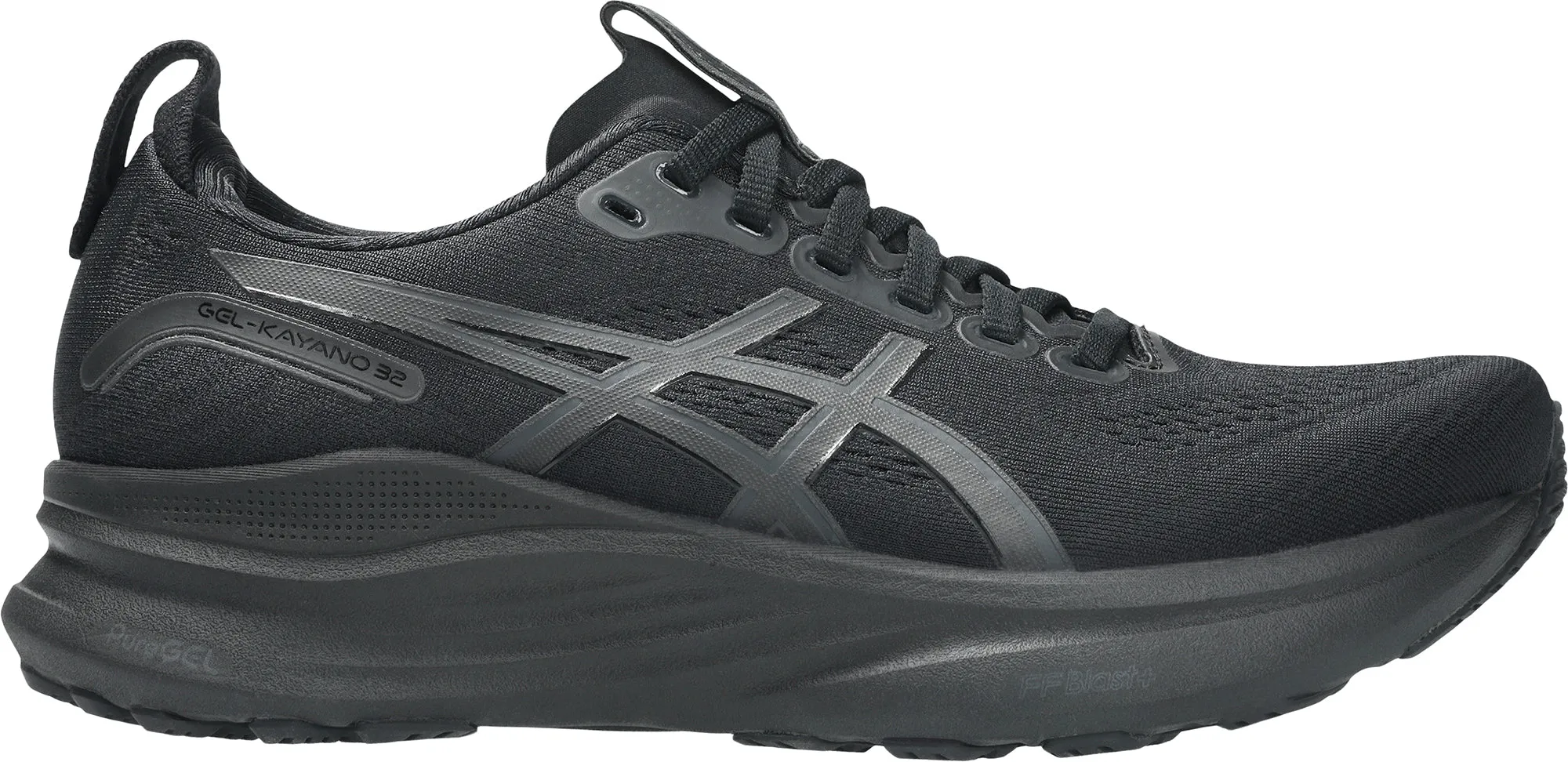 slim fit Asics Gel Kayano 32 Womens Running Shoes - Black