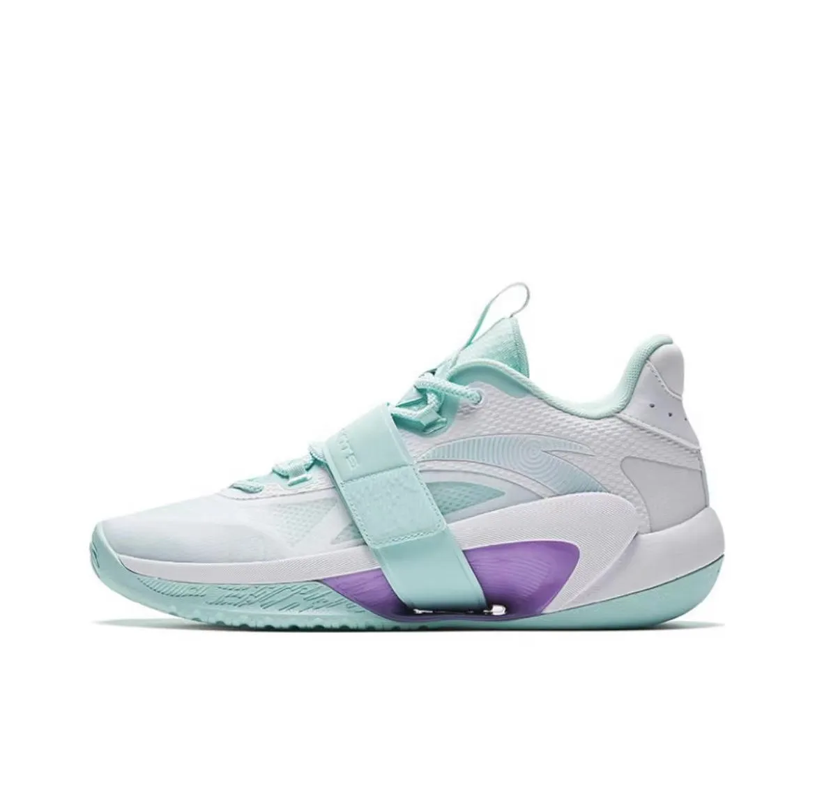 Anta Three-Point Rain Lite - White/Green Hexagonal Traction Ventilated Upper Material