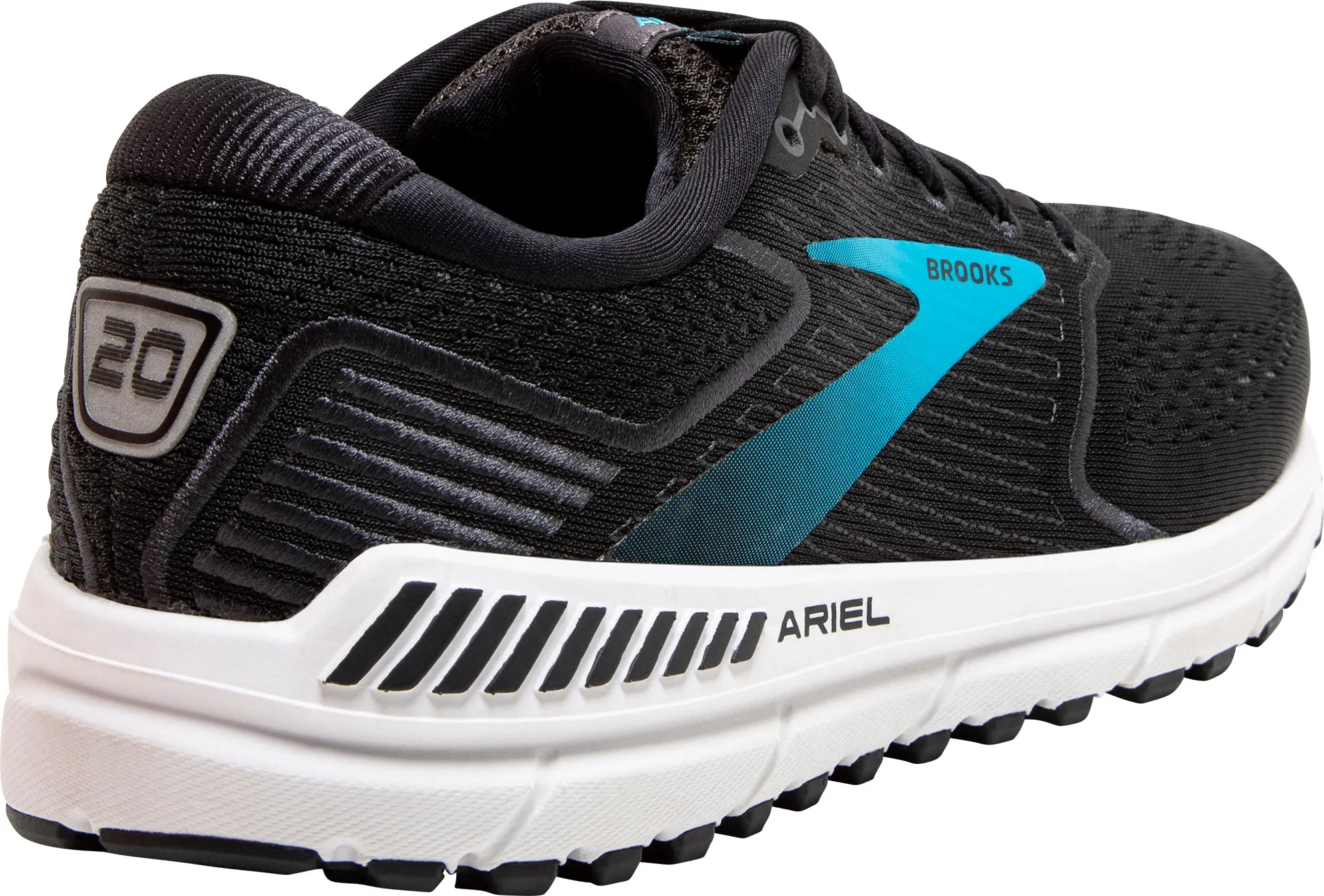 Brooks Ariel 20 WIDE FIT Womens Running Shoes - Black adult style Pressure Dispersion