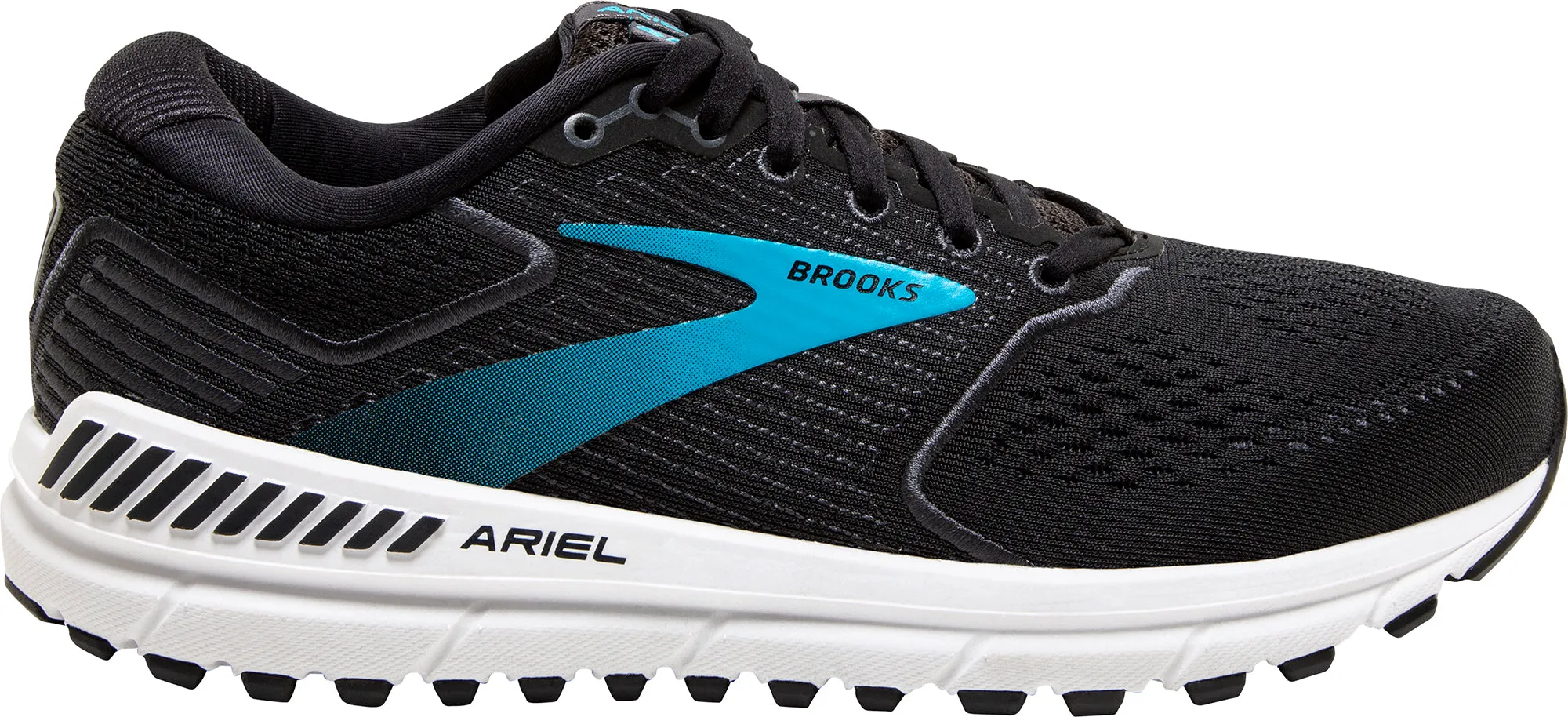 Brooks Ariel 20 WIDE FIT Womens Running Shoes - Black bone health