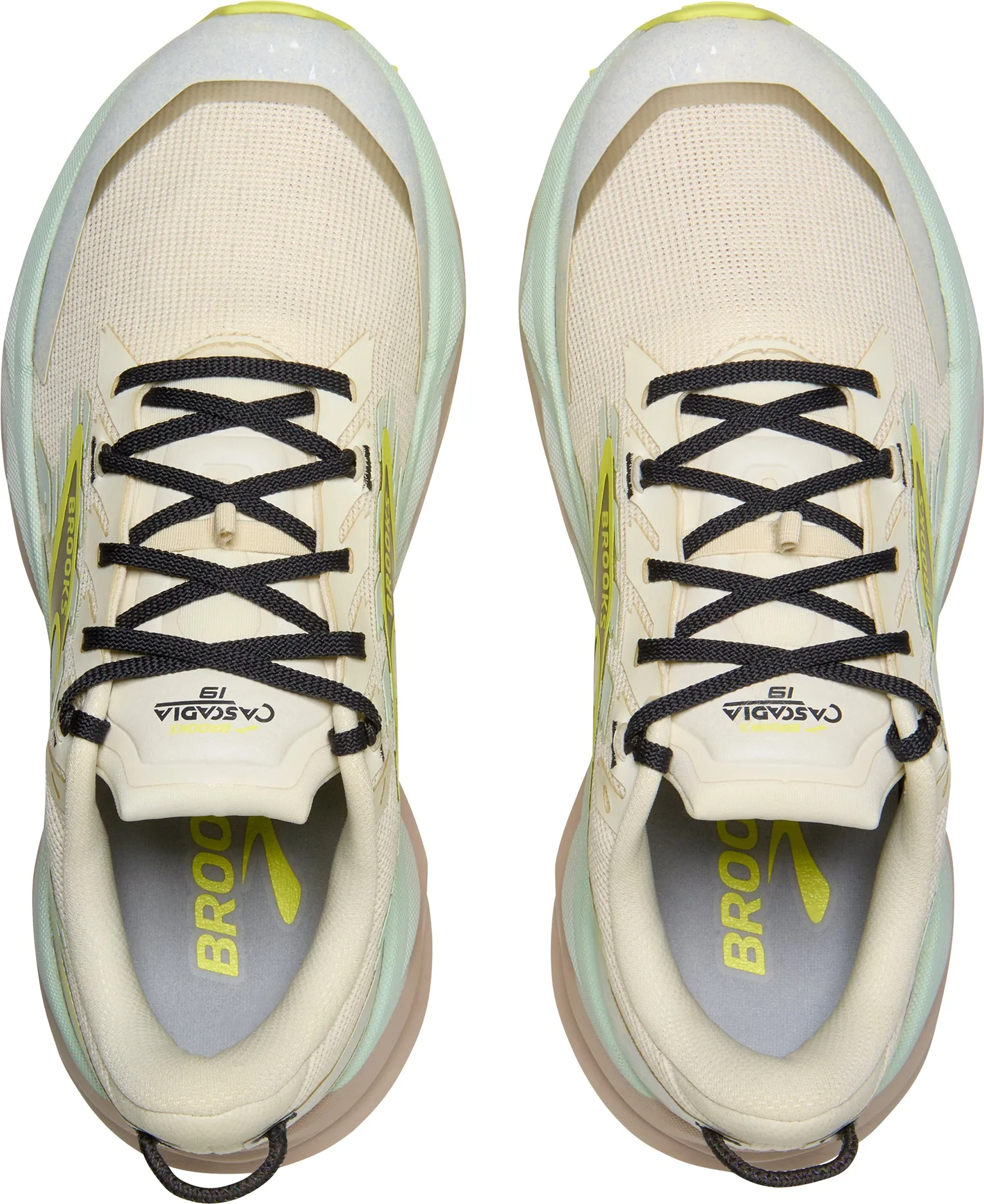 Multi Compound Outsole Brooks Cascadia 19 Womens Trail Running Shoes - Cream