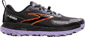 Abrasion Resistant Treads Brooks Cascadia 18 WIDE FIT Womens Trail Running Shoes - Black