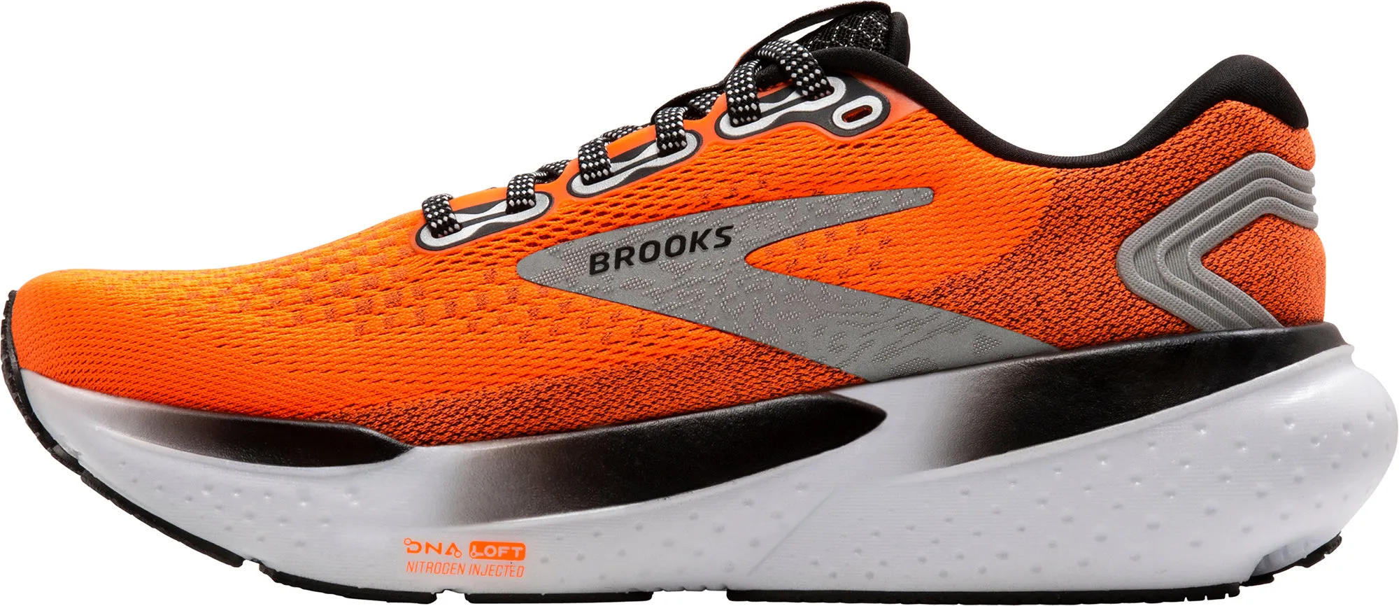 Stabilizing Heel Cage Brooks Glycerin 21 Womens Running Shoes - Orange
