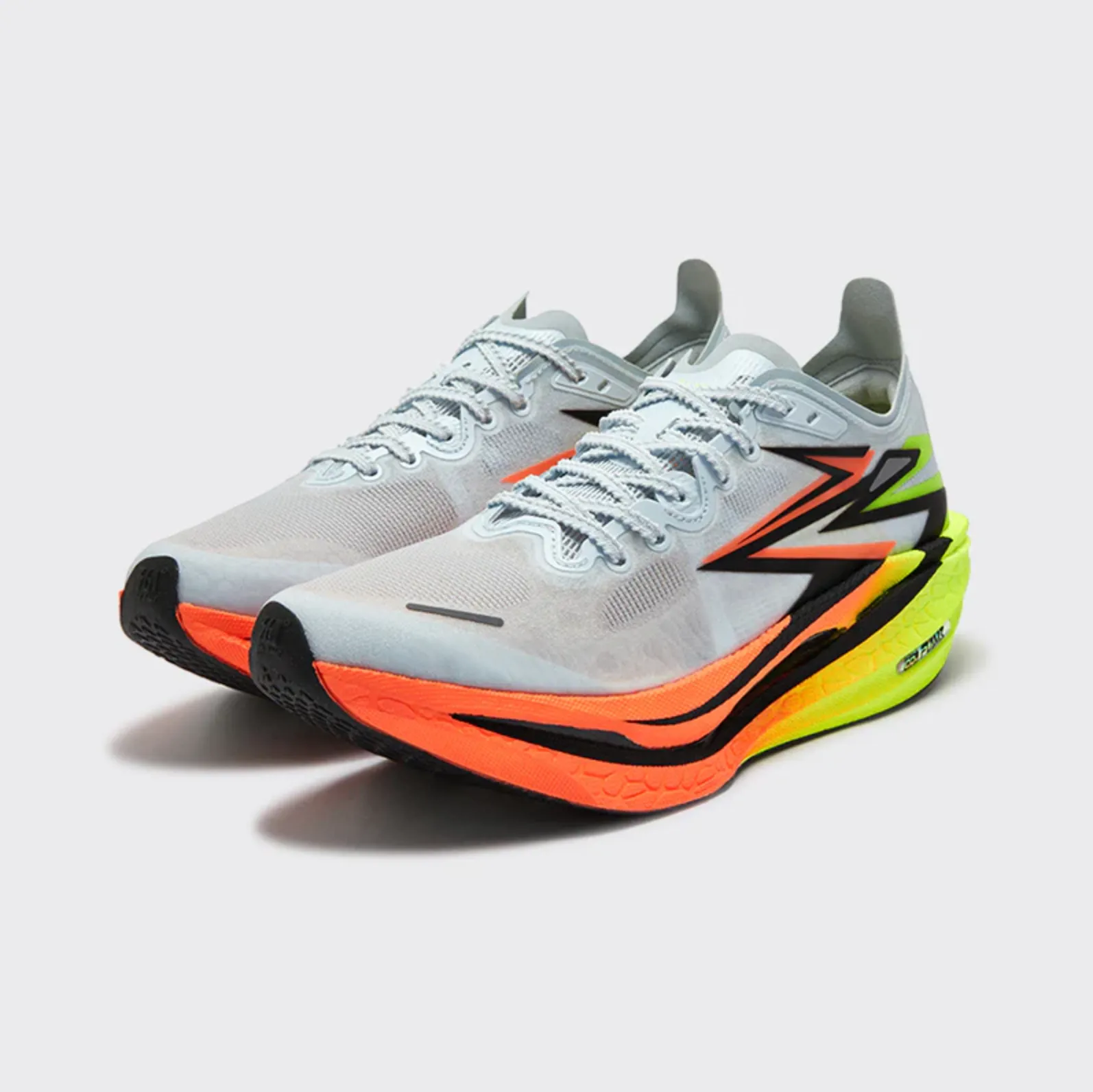 FLAME 4: Glass Blue / Orange grip - enhancement - effectiveness shoes Compression Molded Midfoot