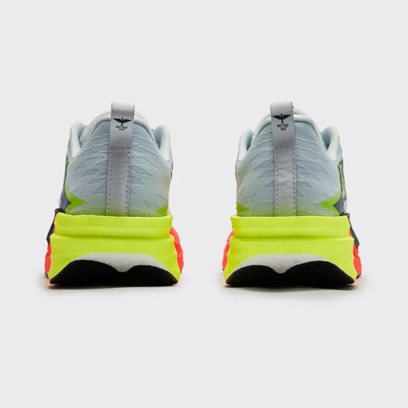 Contoured Footbed Arch asphalt - surface running shoes FLAME 4: Glass Blue / Orange