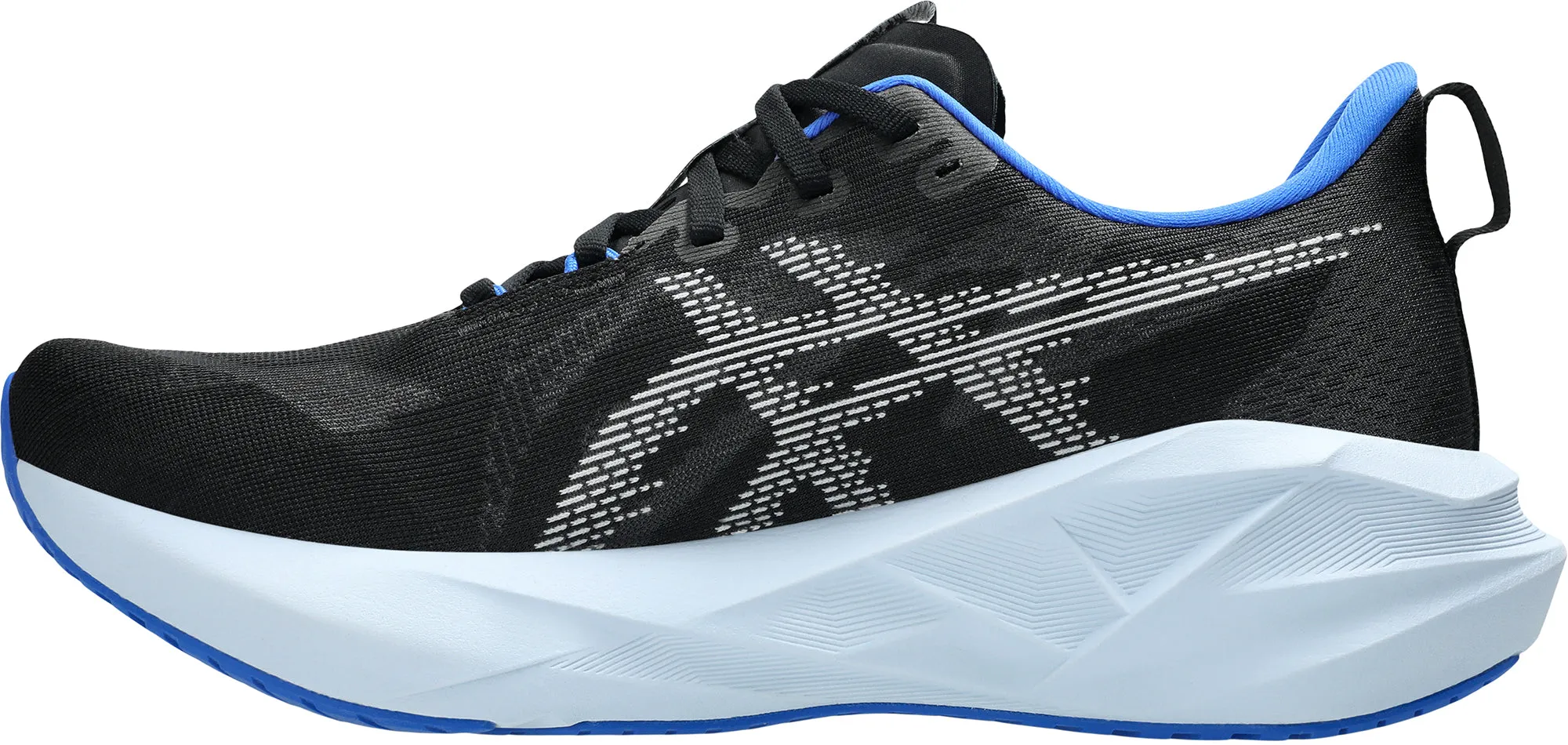 Asics NovaBlast 5 Mens Running Shoes - Black hypoallergenic Metatarsal Pad