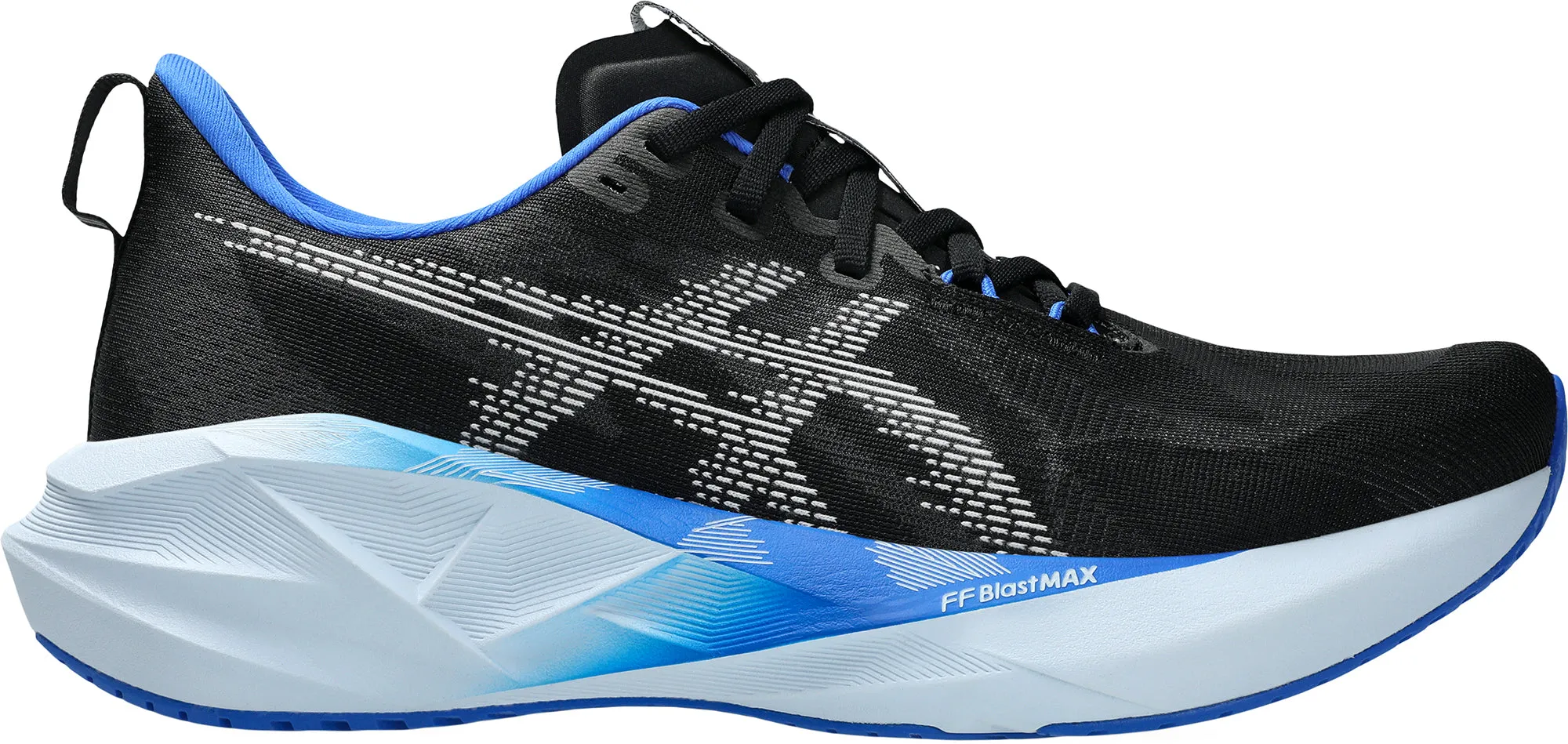 Asics NovaBlast 5 Mens Running Shoes - Black Rocker sole