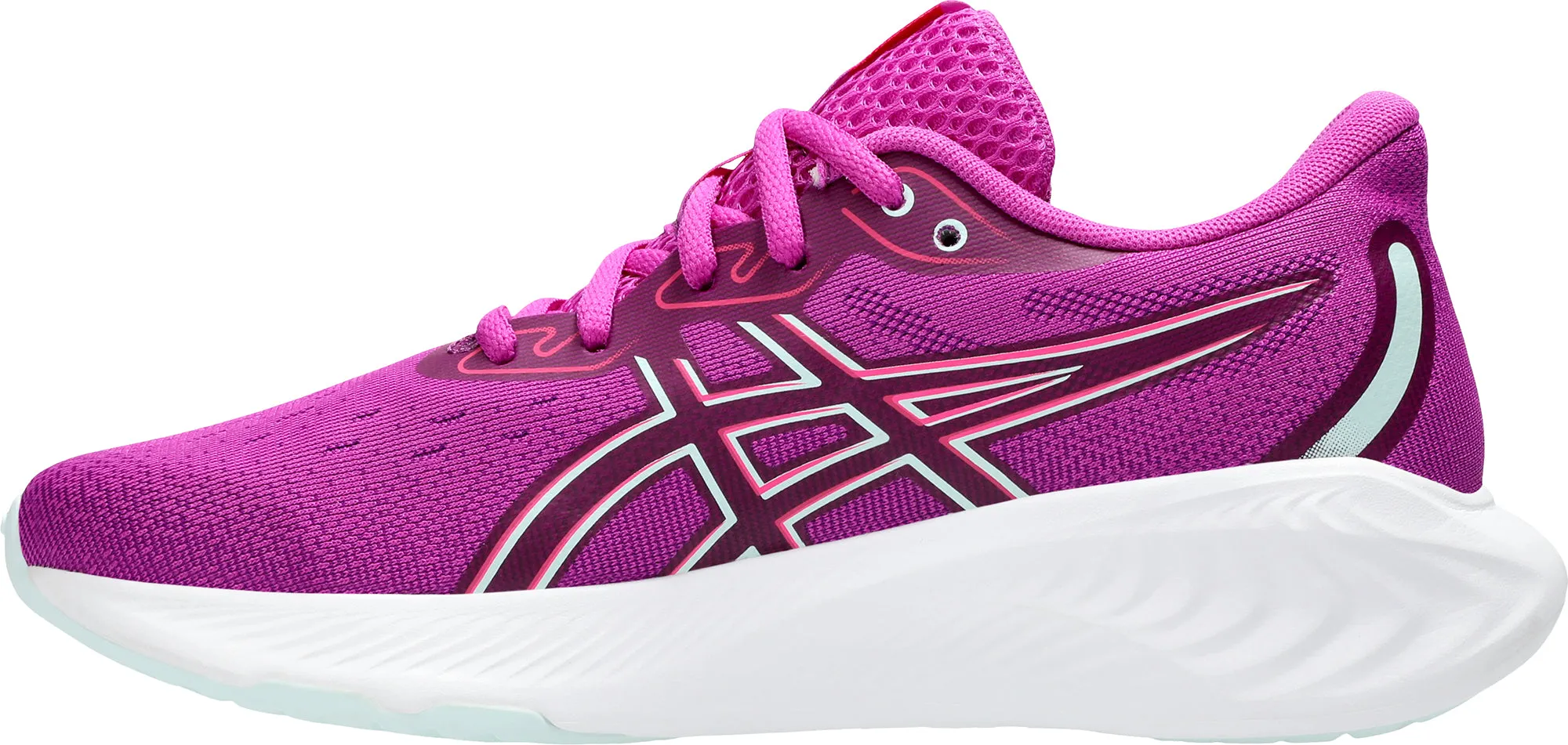 Asics Gel Cumulus 26 GS Junior Running Shoes - Pink Gel Infused Cushioning Pro Performance