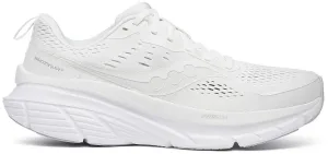 Saucony Guide 18 Mens Running Shoes - White Shock Dispersing Hydrophobic Upper