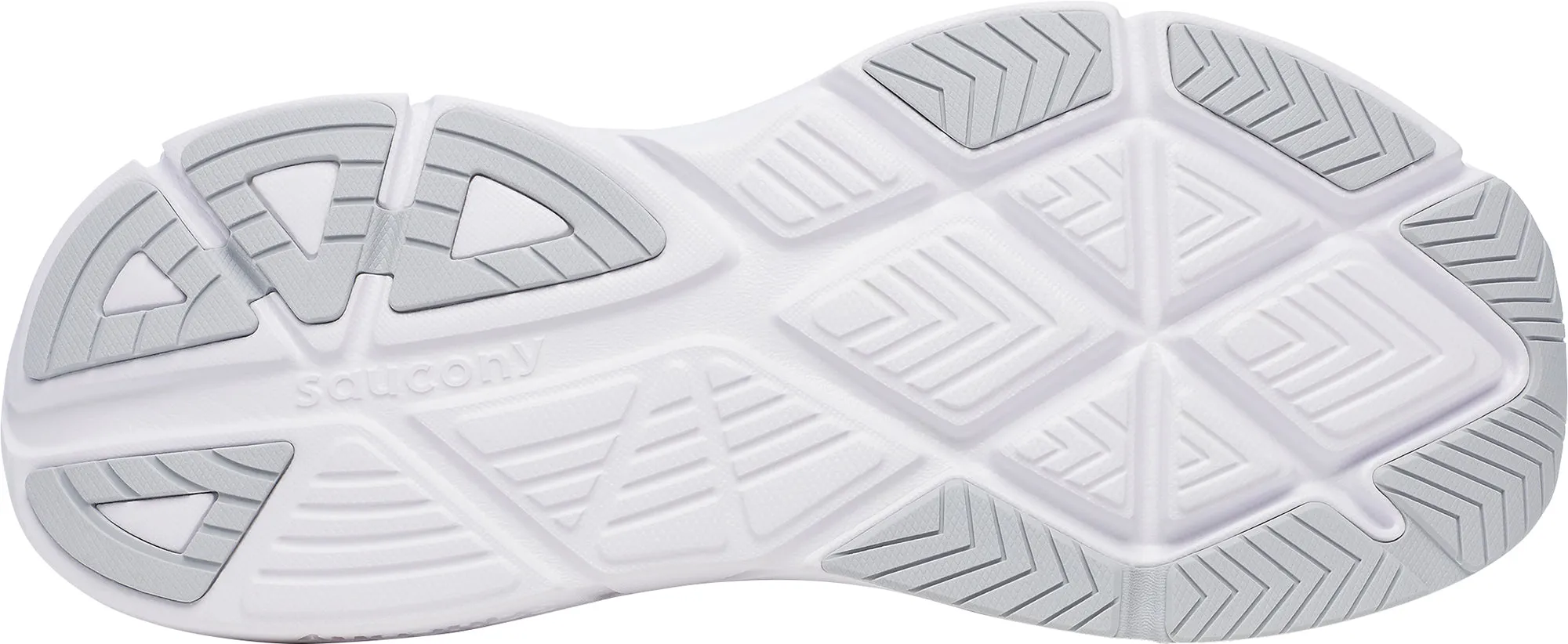 responsiveness running in a 5K shoes Saucony Guide 18 Mens Running Shoes - White