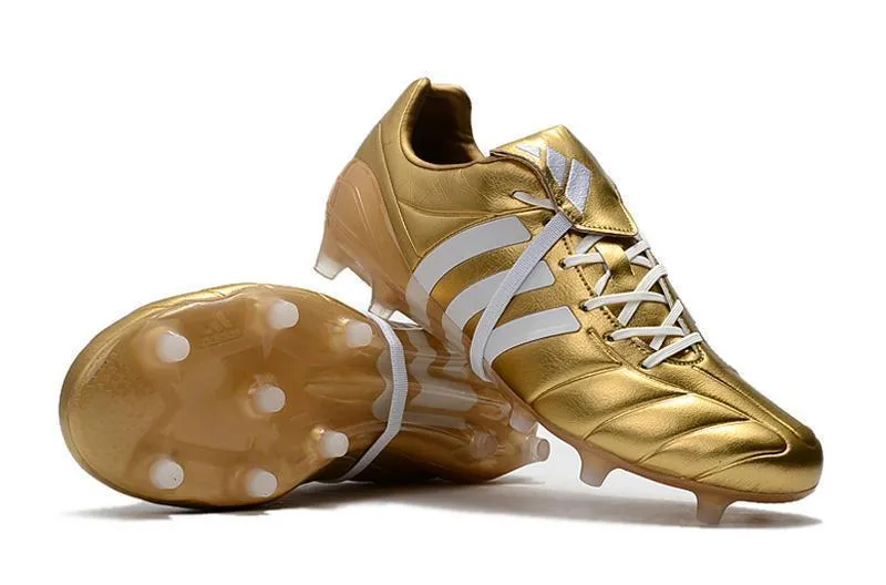 New Adidas Predator Mania Champagne FG Soccer Cleats Shoes Gold White Pro Flex Balanced Performance