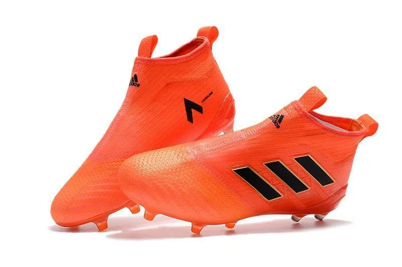 New Adidas Purecontrol Flame Storm FG Soccer Cleats Shoes Orange Wet Grass
