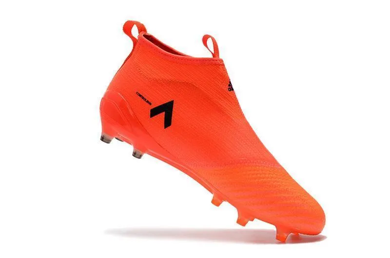 Goalkeeper Training Midfield Play New Adidas Purecontrol Flame Storm FG Soccer Cleats Shoes Orange