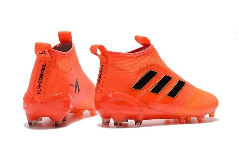 Friction Zone New Adidas Purecontrol Flame Storm FG Soccer Cleats Shoes Orange