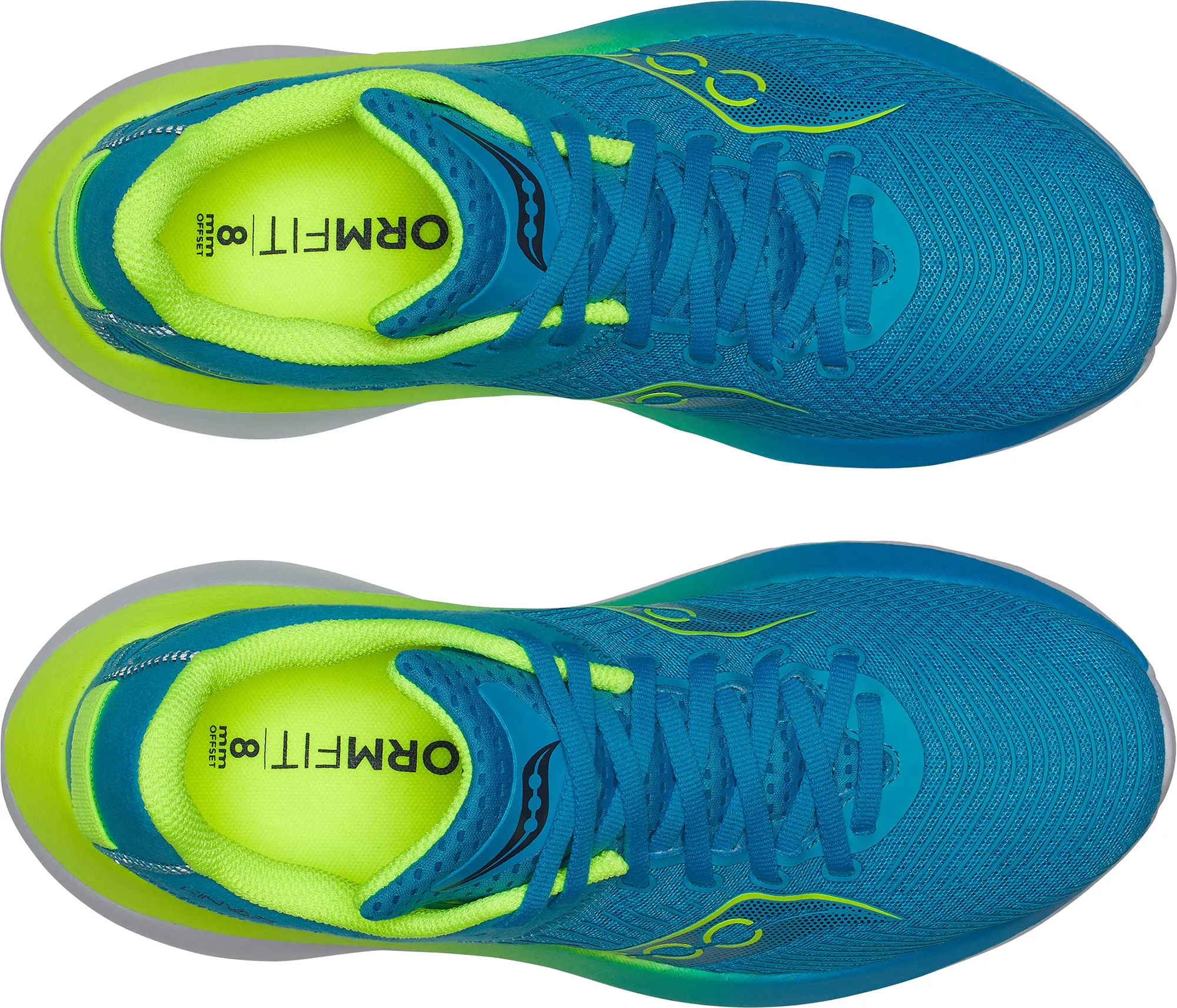 Saucony Kinvara Pro Womens Running Shoes - Blue jogging accessory Breathable knit