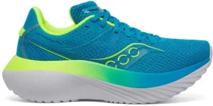 Saucony Kinvara Pro Womens Running Shoes - Blue running in a race shoes running in a pedestrian path area shoes