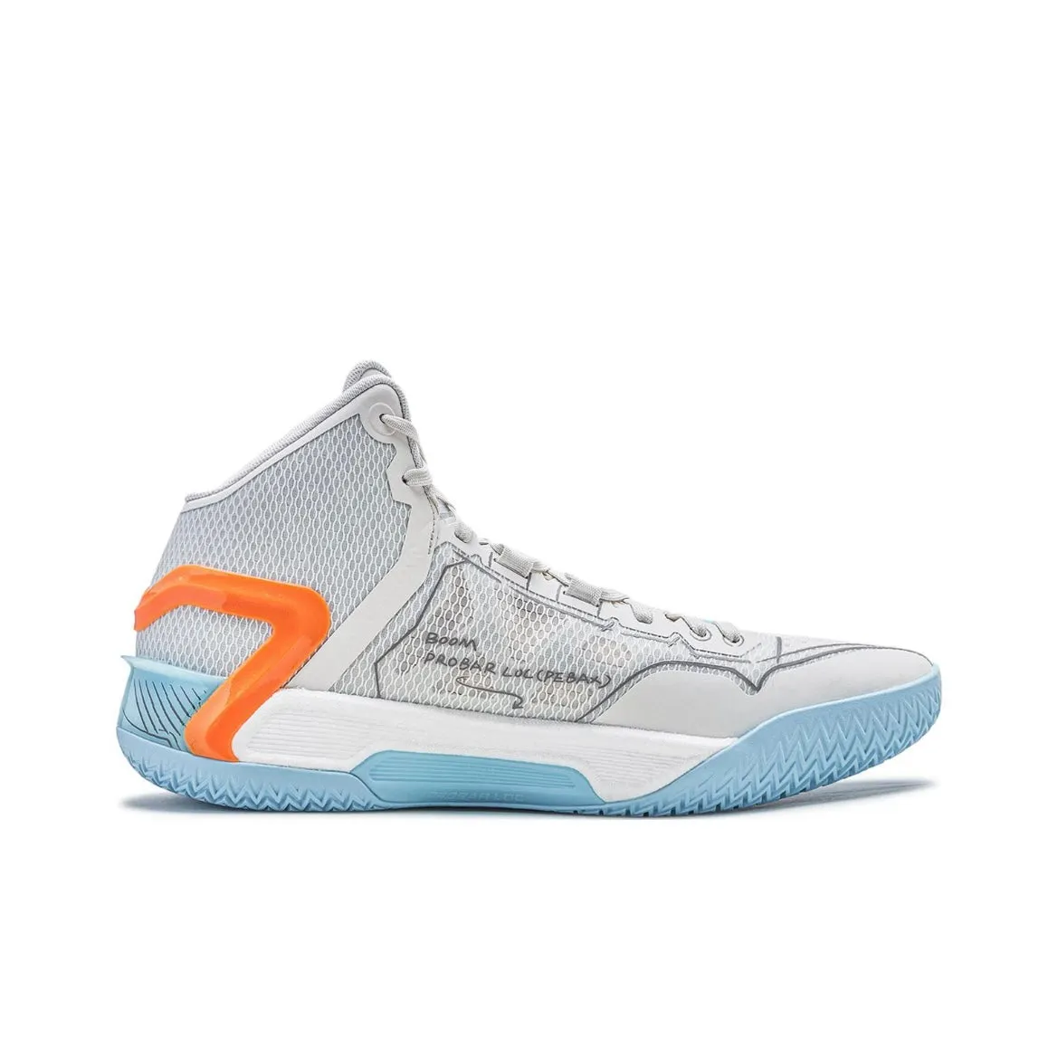 Li-Ning Liren 4 - Manuscript Blown Rubber Hotspots Multi Layer Midsole Stack