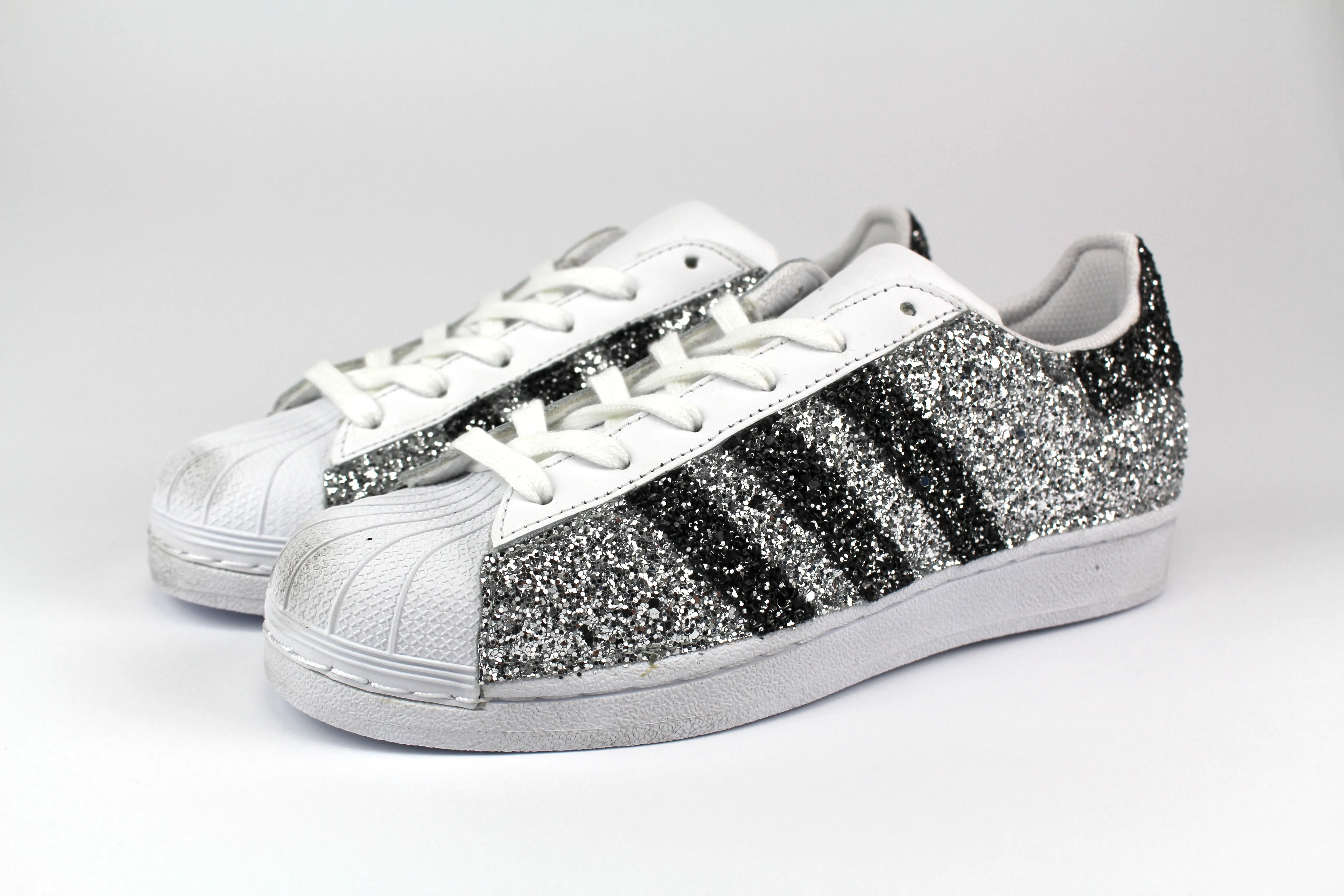 Ergonomic Shape Flip Hike Adidas Superstar Total Glitter