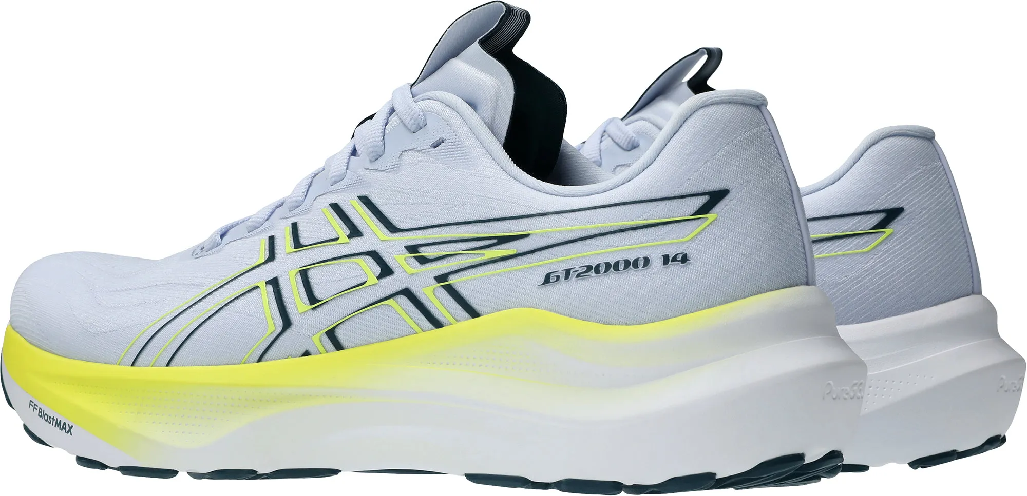 Asymmetric Cushion Pods Asics GT 2000 14 Mens Running Shoes - Blue