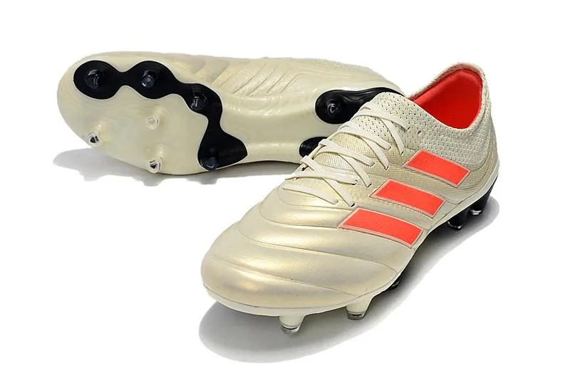New Adidas Copa 19   FG 2019 Soccer Cleats Cream Jump Control Responsive Base