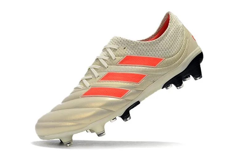 Moisture control Breathable Traction New Adidas Copa 19   FG 2019 Soccer Cleats Cream