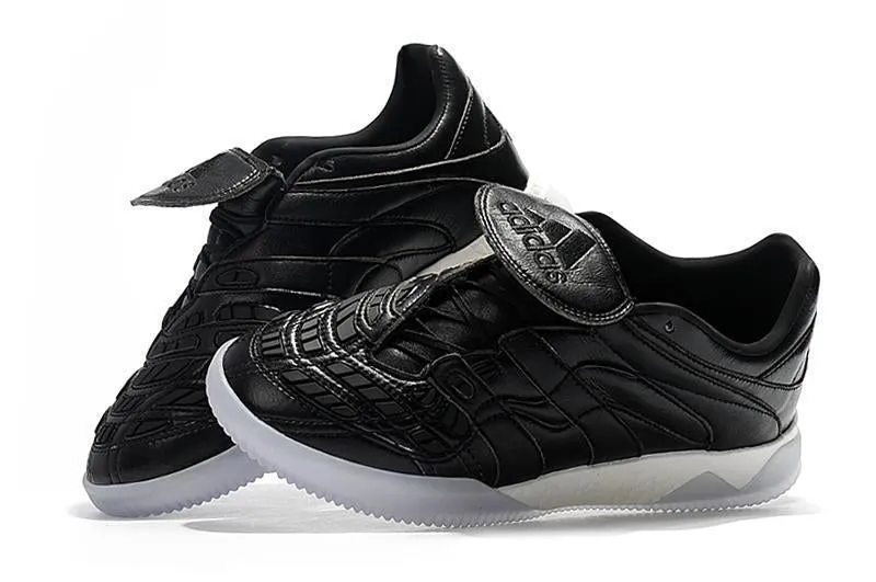 Breath Comfort High Abrasion New Adidas Predator Accelerator TF Soccer Cleats Shoes Black White