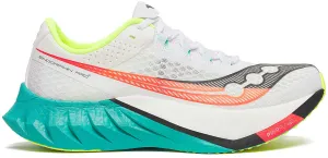 Eco Friendly Compound grass shoes Saucony Endorphin Pro 4 Mens Running Shoes - White