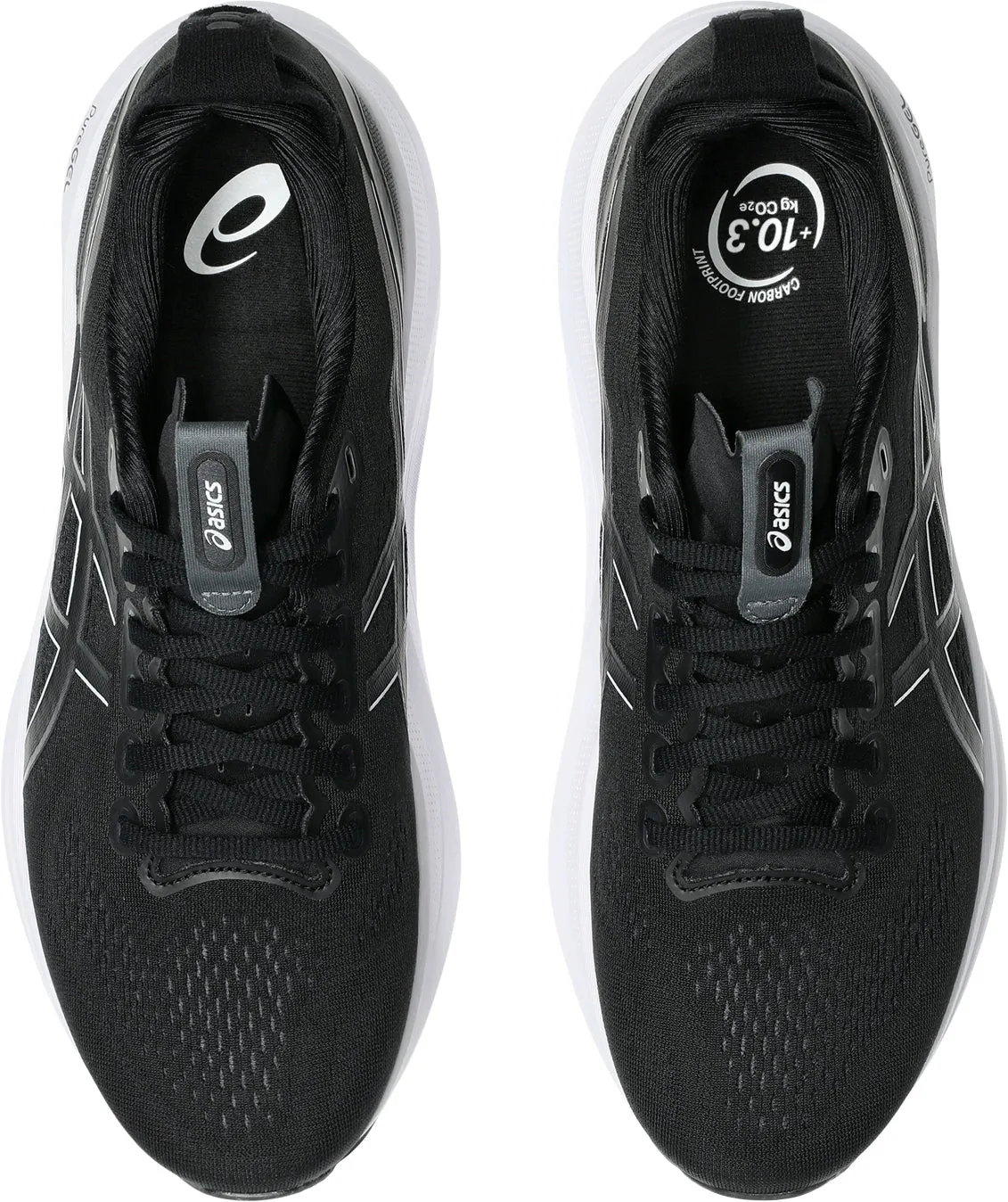 Beachfront Run Asics Gel Kayano 32 WIDE FIT (2E) Mens Running Shoes - Black