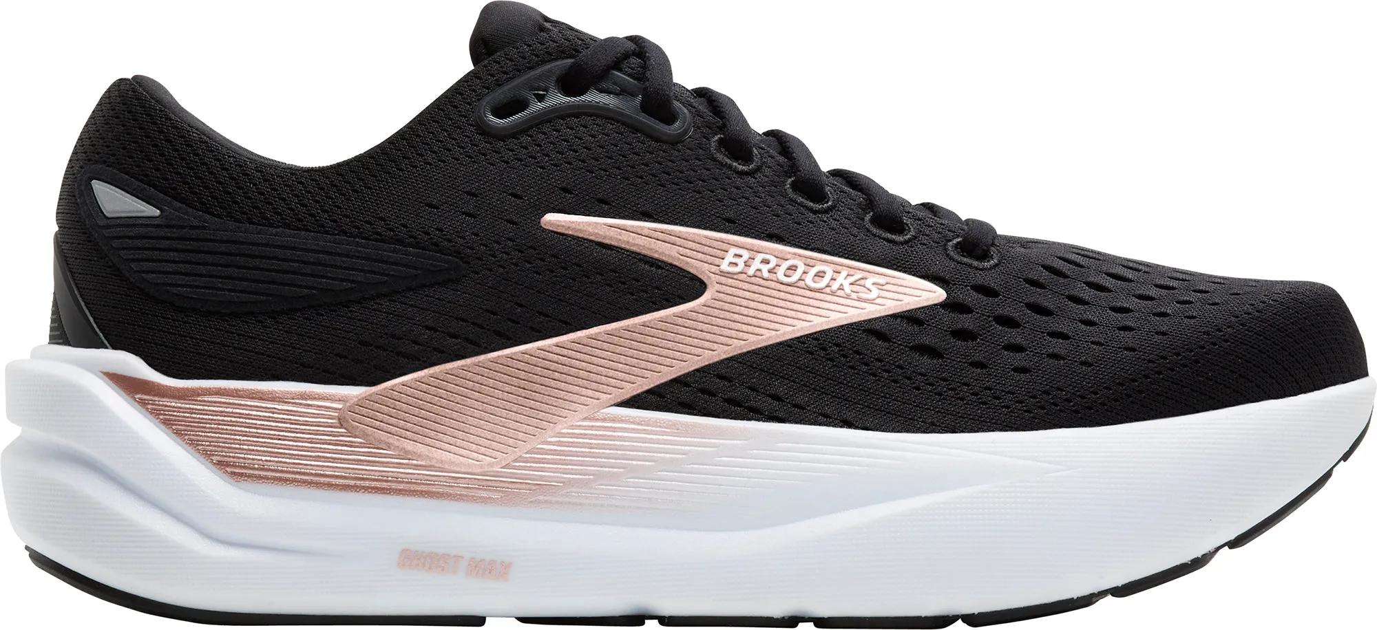 mid - top shoe variety Brooks Ghost Max 3 Womens Running Shoes - Black