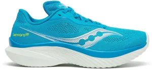 Saucony Kinvara 15 Womens Running Shoes - Blue morning running shoe moment