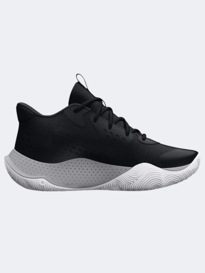 Pool Time Under Armour Jet 23 Gs Boys Basketball Shoes Black/Grey/White