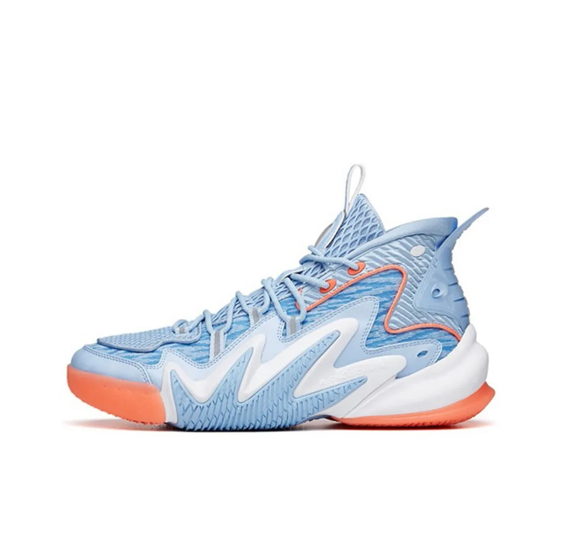 Anta Men's Shock The Game 4.0 Blue Stylish Footwear Lace Lock Mechanism