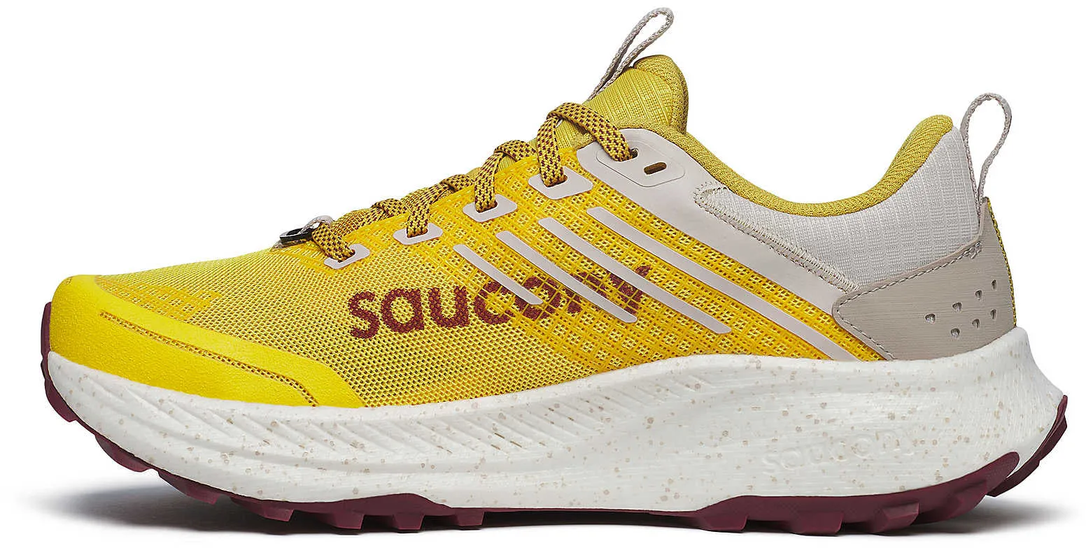Saucony Ride TR2 Womens Trail Running Shoes - Yellow Ventilation Channel System