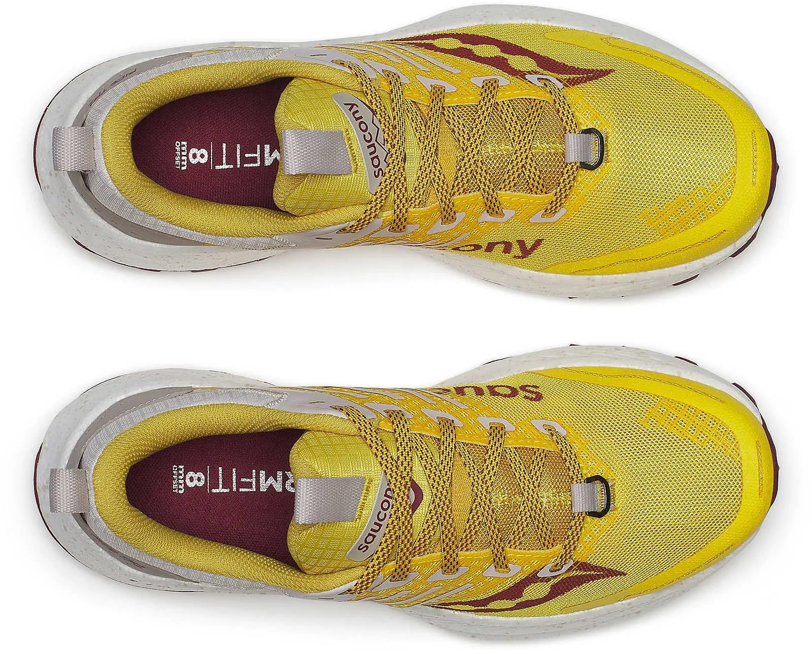 Saucony Ride TR2 Womens Trail Running Shoes - Yellow Hyper Responsive Bounce