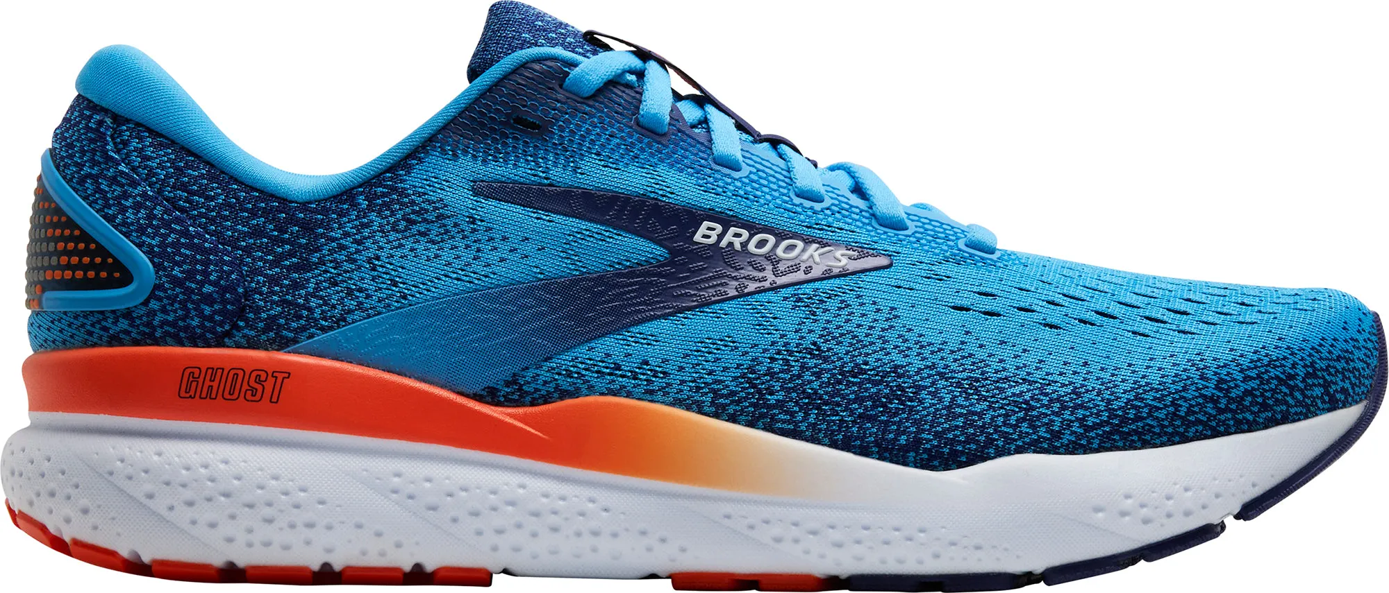Stretch Gaiter Brooks Ghost 16 Mens Running Shoes - Blue
