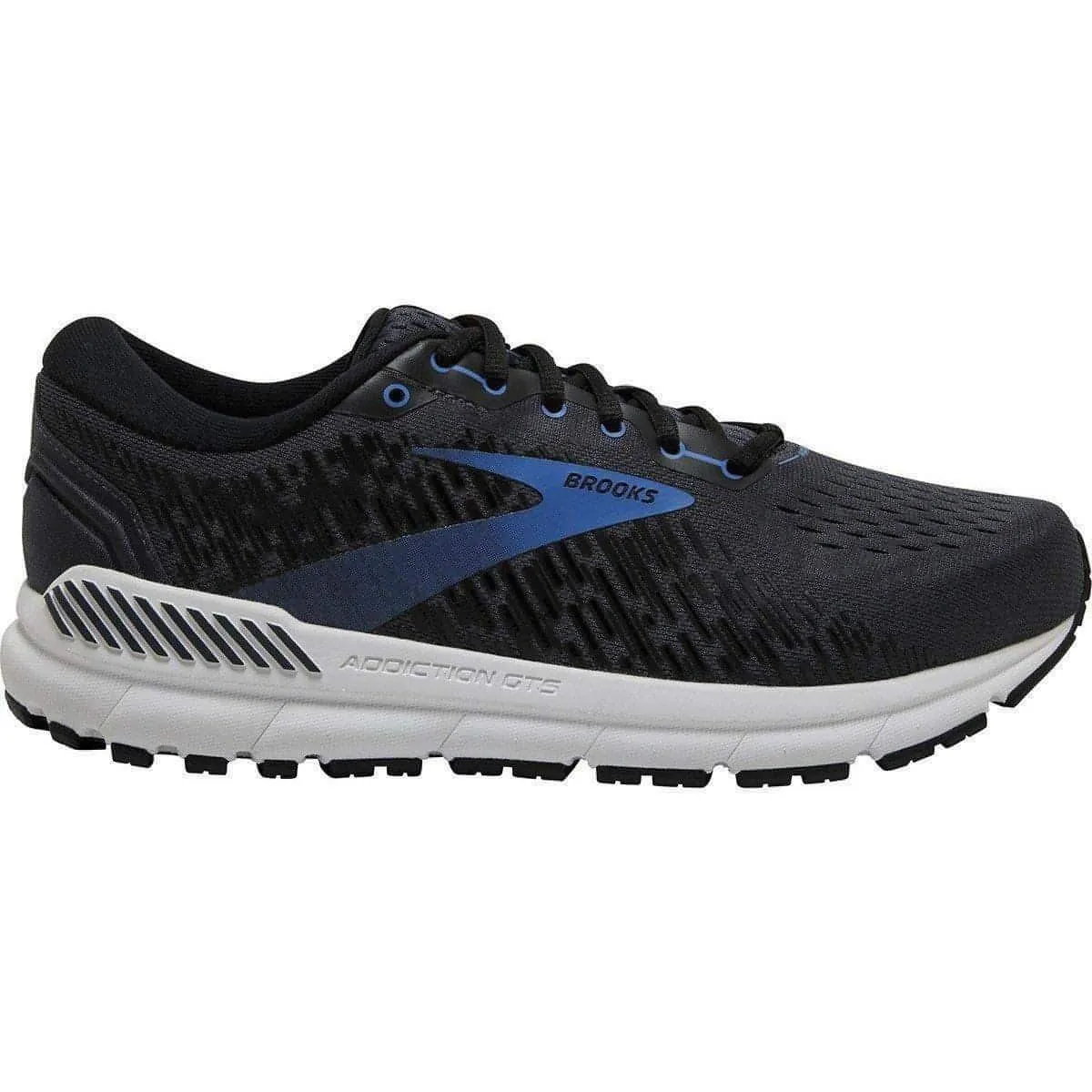 Cross Ventilation Channels Brooks Addiction GTS 15 Mens Running Shoes - Black