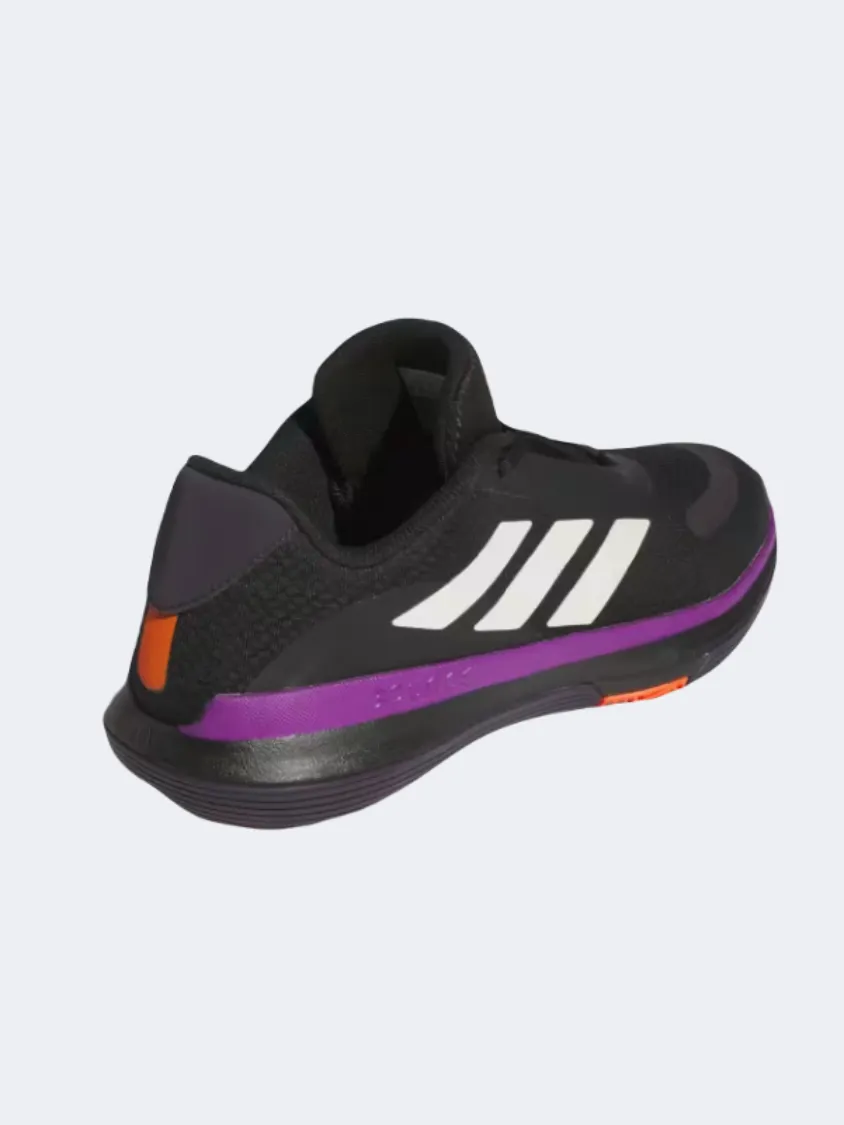Height Plus Adidas Bounce Legends Men Basketball Shoes Black/Purple