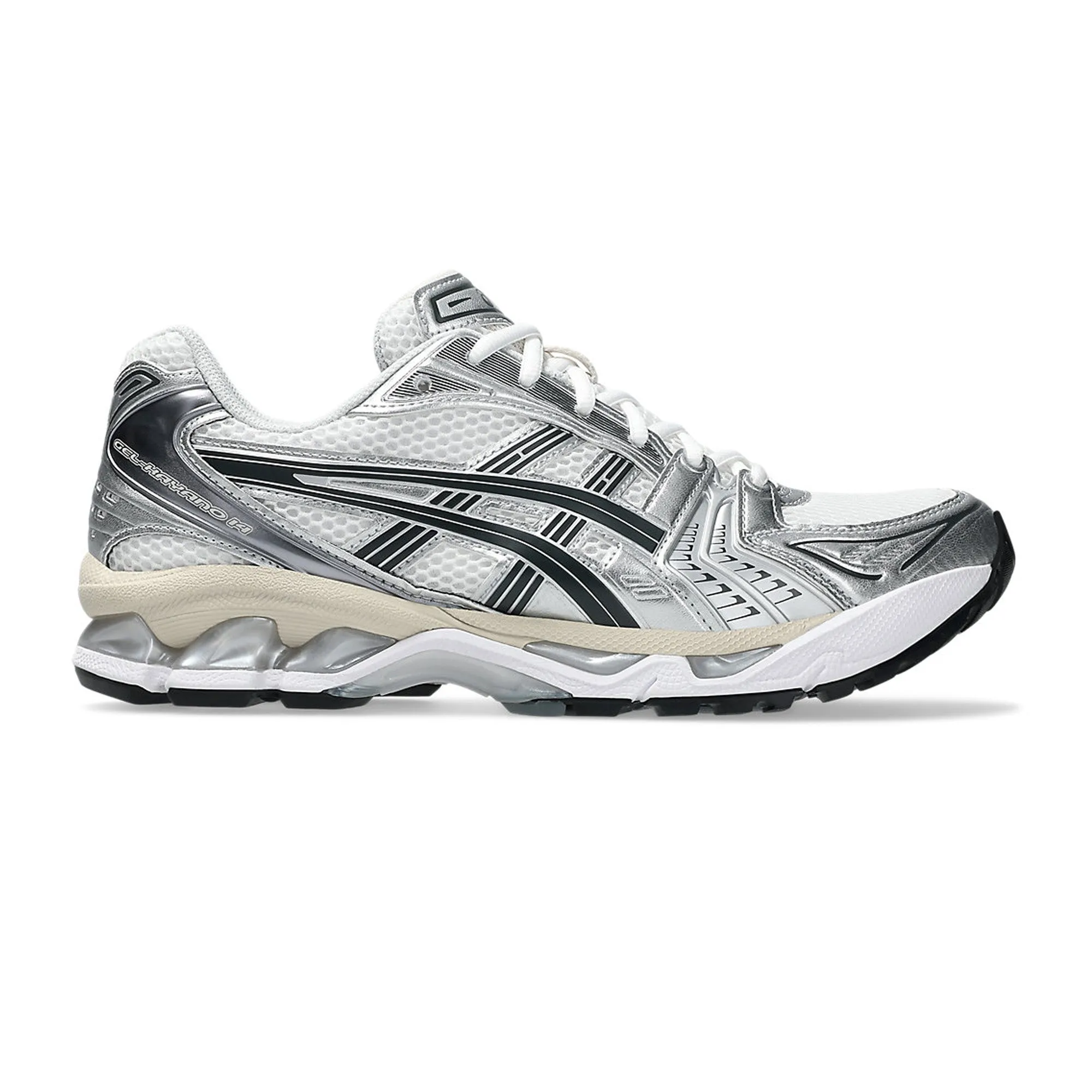 ASICS Gel-Kayano 14 'White Graphite Grey' (2025) padded - collar shoes daytime running