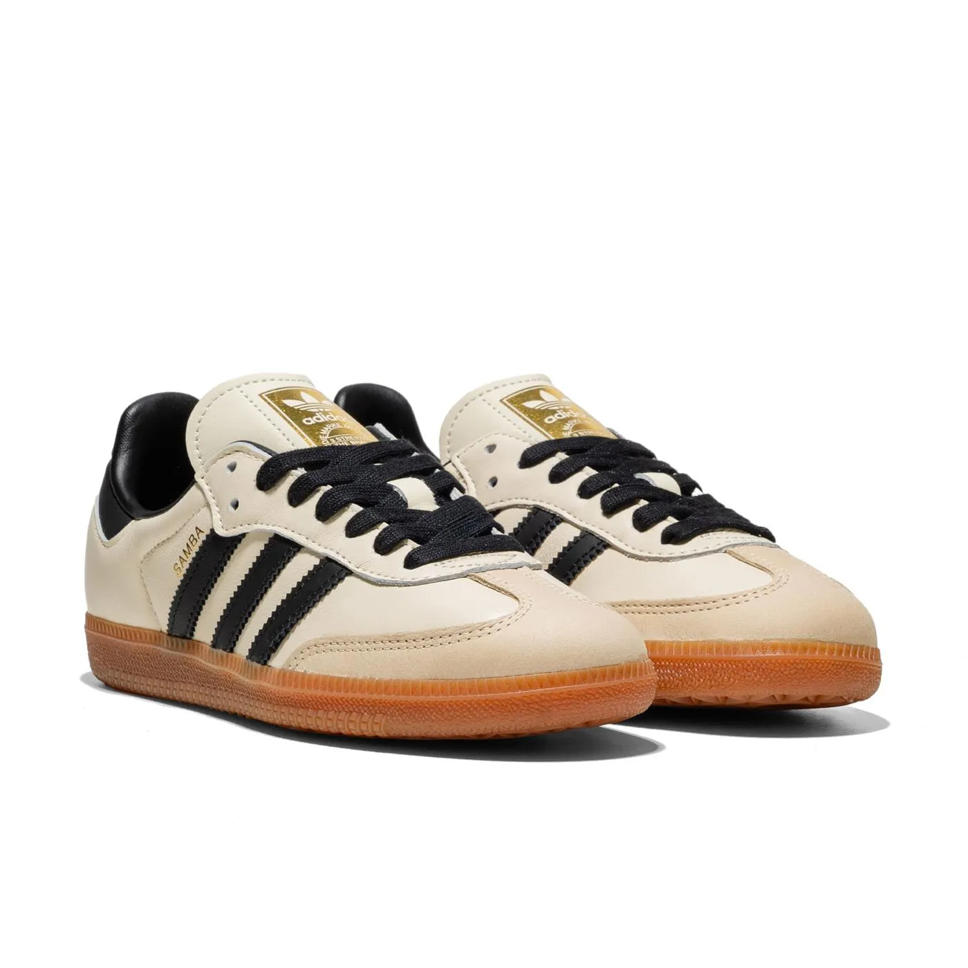 Concert Style Luxe Look Adidas Originals Samba OG W Cream White/Core Black/Sand