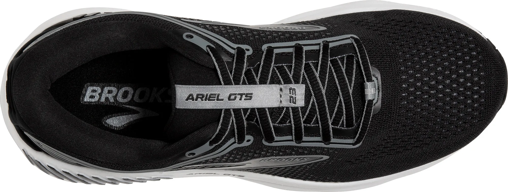 rural running shoe operation non - perforated - upper shoes Brooks Ariel GTS 23 Womens Running Shoes - Black