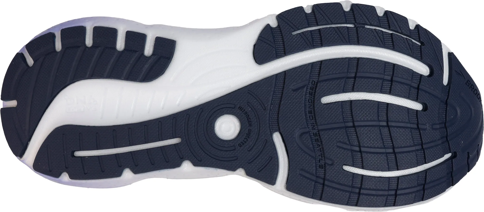 Brooks Glycerin GTS 20 Womens Running Shoes - Navy Hyperelastic Polymer Compound