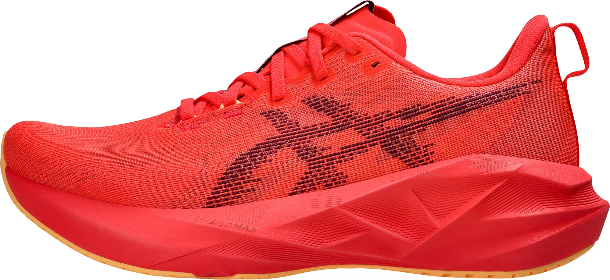 budget - brand shoes Anatomical Arch Support Asics NovaBlast 5 Mens Running Shoes - Red