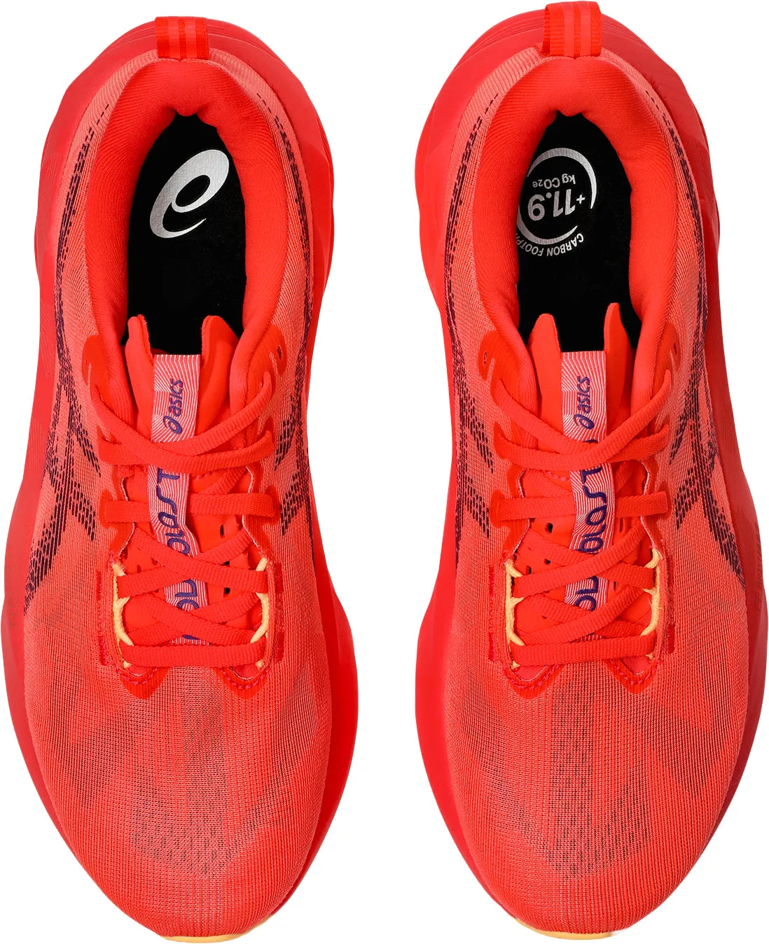 Ultra Breathable Fabric running with music Asics NovaBlast 5 Mens Running Shoes - Red