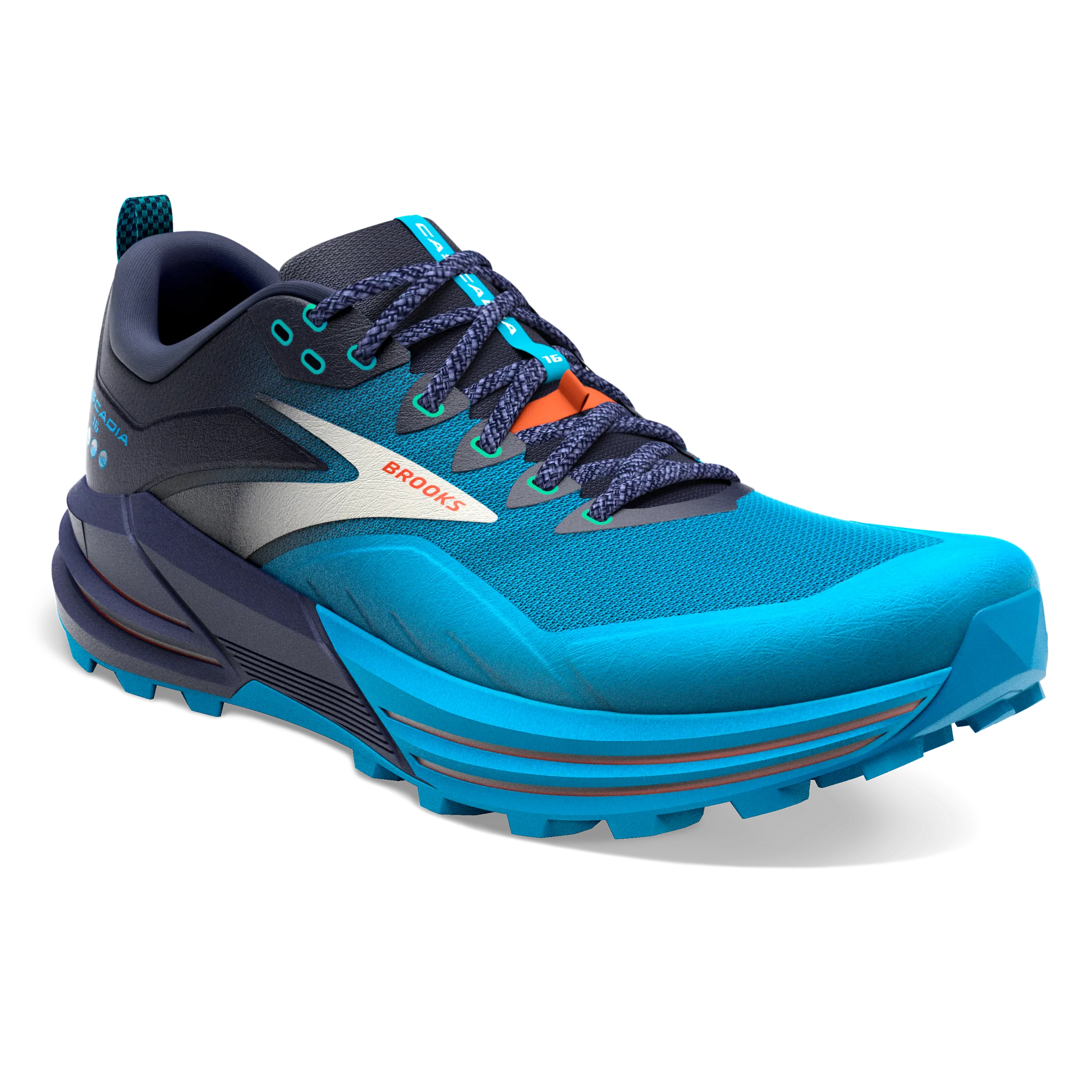 Men's Cascadia 16 Seamless transition Contoured Ankle Collar