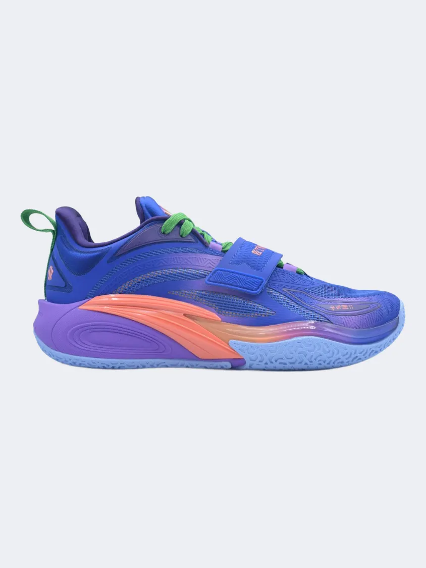 Anta Kai 1 Fleur De Alis Men Basketball Shoes Blue/Purple Firm Edge Fit
