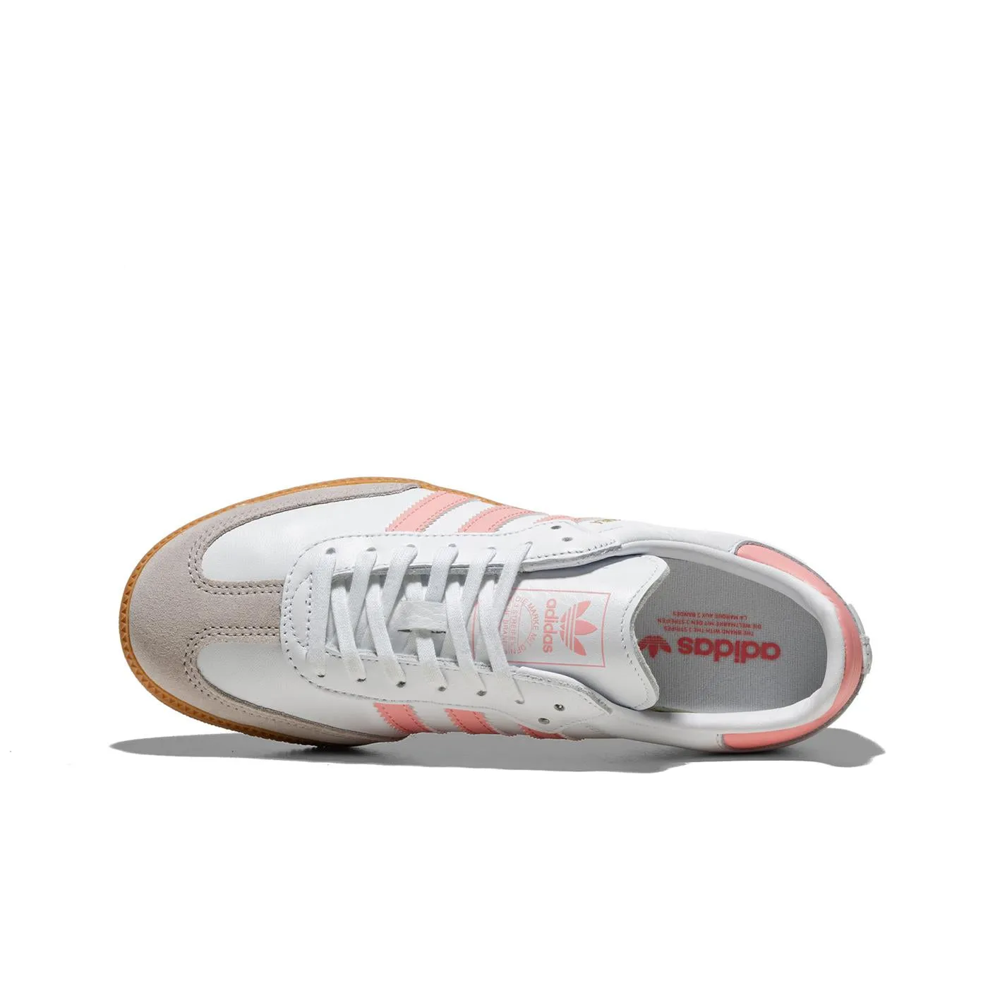 Adidas Originals Samba OG J Ftwr White/Semi Pink Spark/Gum SmoothSurface Healthy Walk