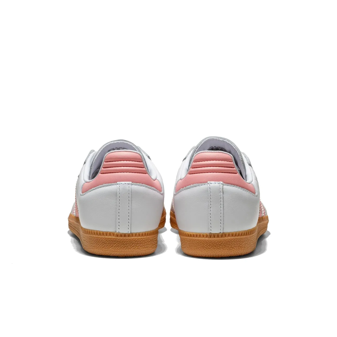 Adidas Originals Samba OG J Ftwr White/Semi Pink Spark/Gum Padded Tongue Premium Comfort